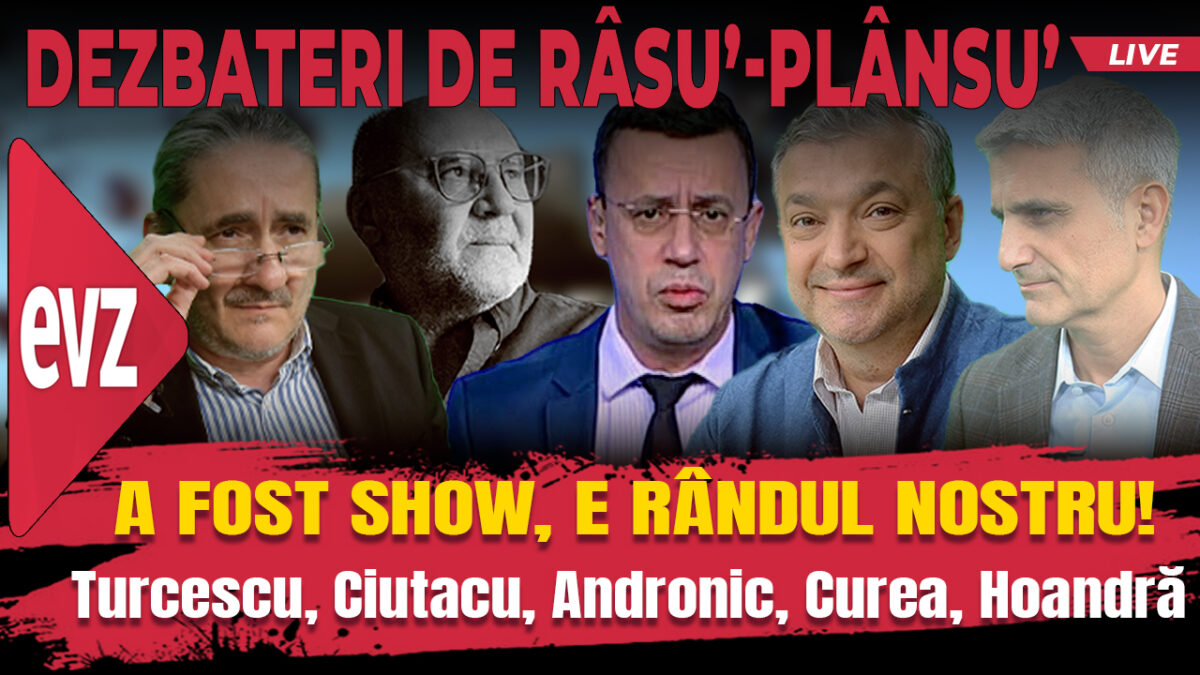 A fost show, e rândul nostru! Hai live cu Turcescu la 12:00