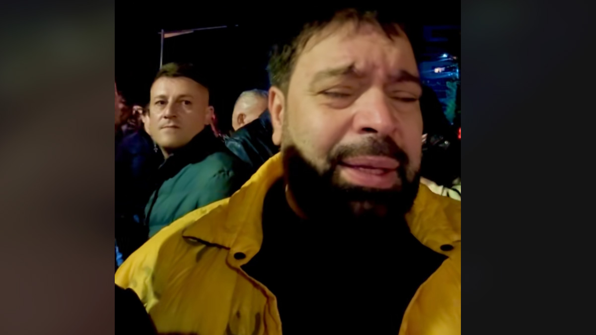 A plâns în hohote. Imagini inedite cu Florin Salam în noaptea de Înviere