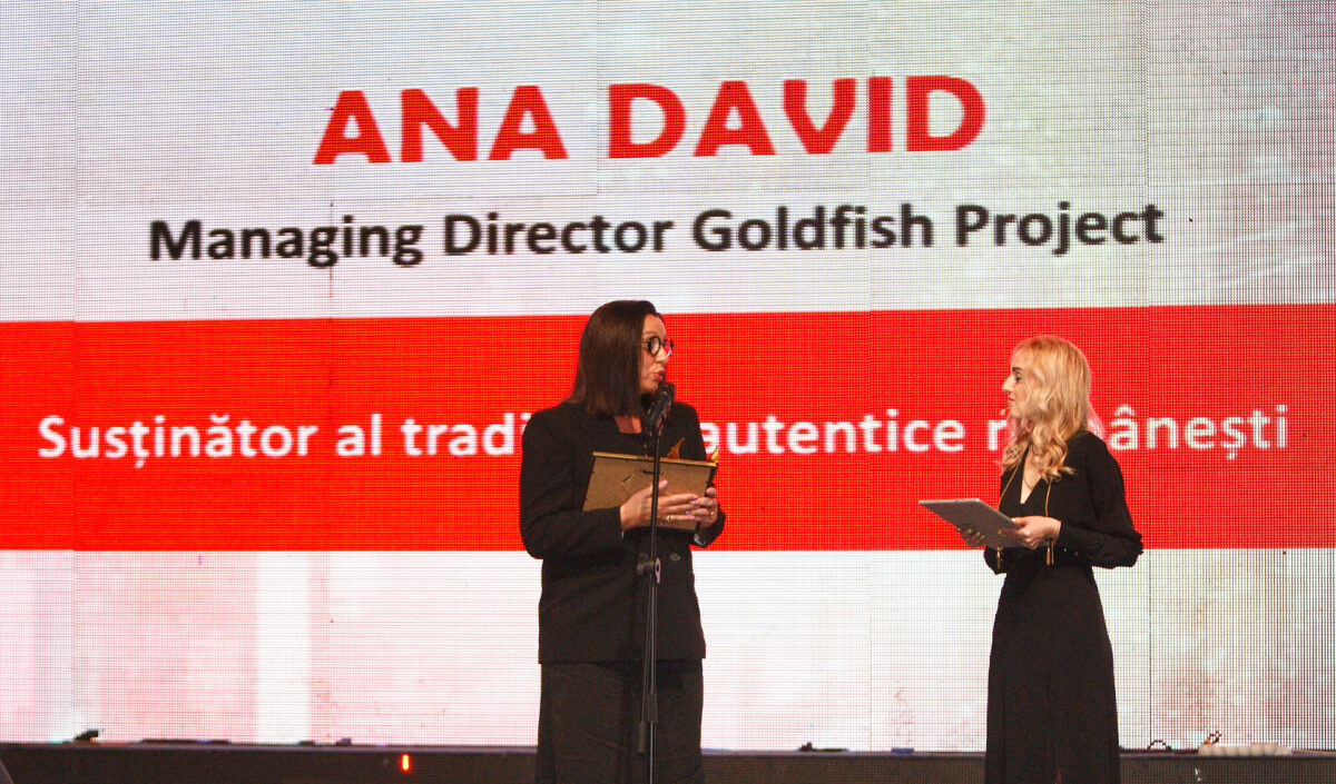 Gala Capital, Excelență în Management. Ana David, Goldfish Project: „Trebuie să gândim niște campanii care să atragă atenția”