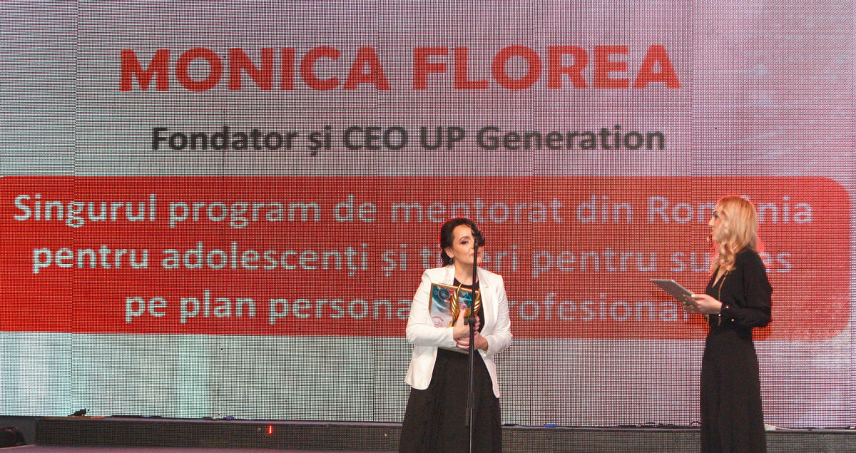 Gala Capital, Excelență în Management. Monica Florea, UP Generation: „Am creat un mediul în care tinerii să crească armonios”