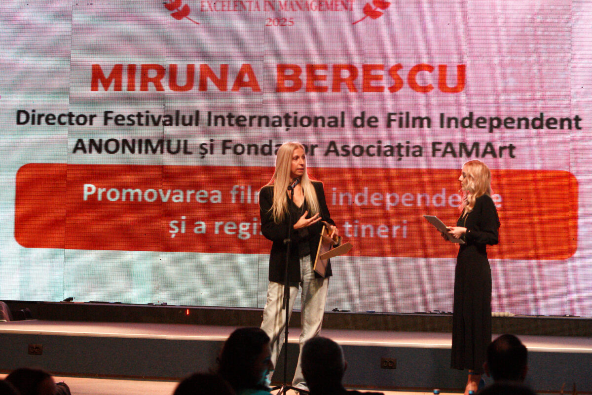 Gala Capital, Excelență în Management. Miruna Berescu, festivalul „Anonimul”: „Anul acesta o să împlinim 22 de ediții”