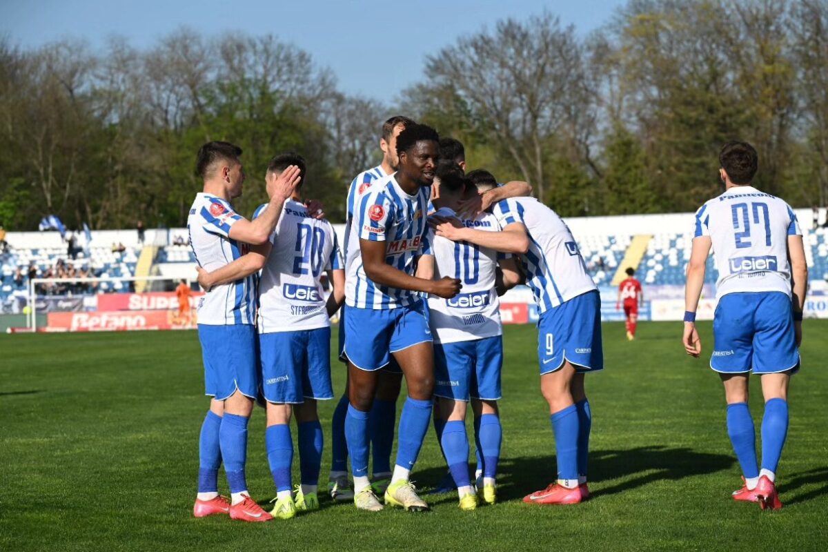 Slobozia-Poli Iași, 1-1. Ialomițenii, cu un picior în liga secundă