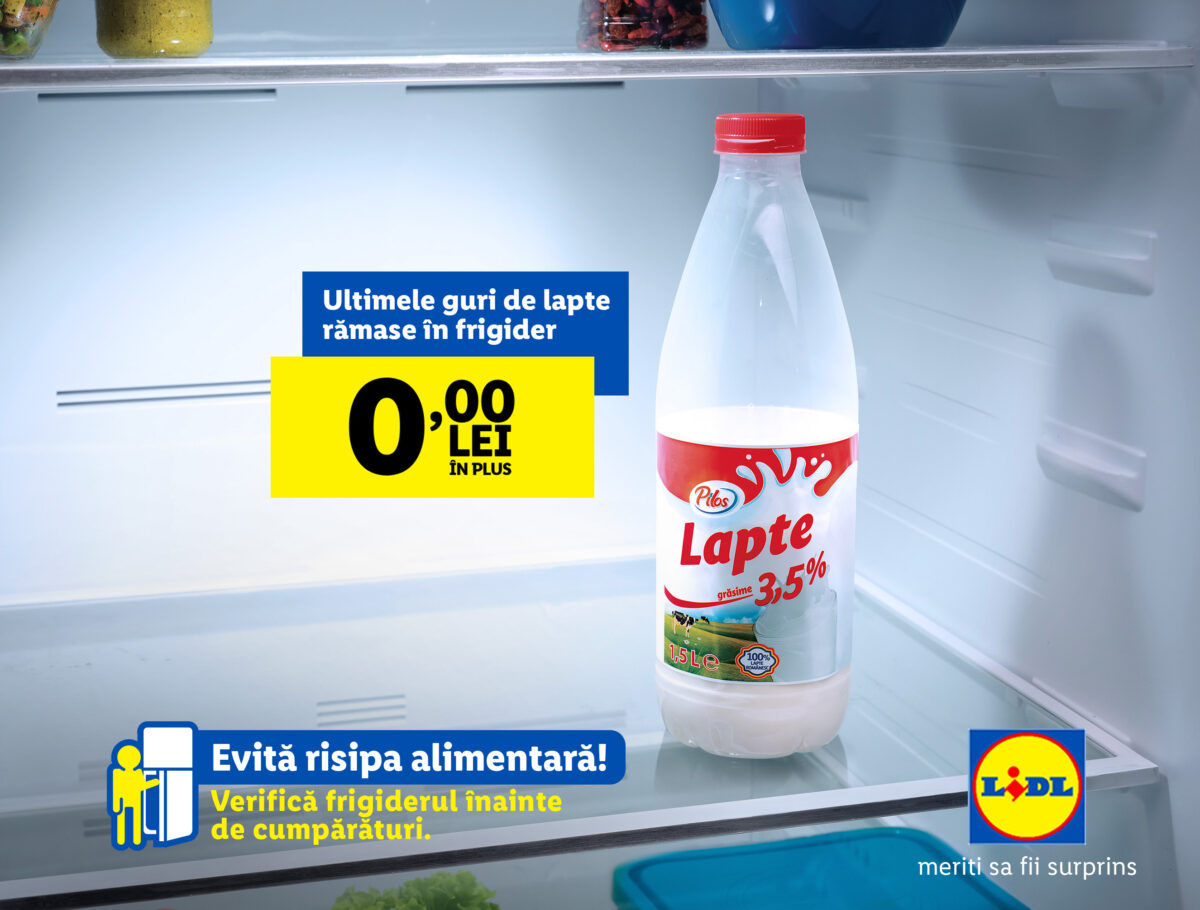 Promotia din frigider Lapte