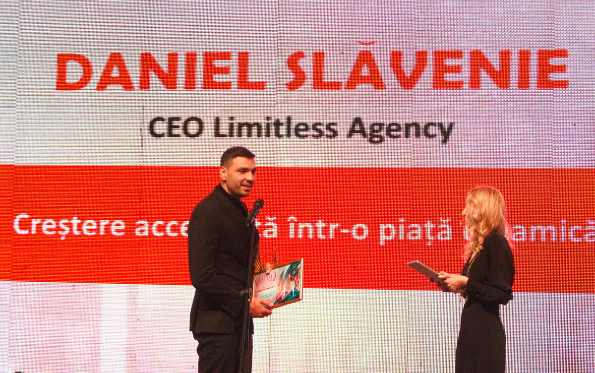 Gala Capital Excelență în Management. Daniel Slăvenie, CEO Limitless Agency: Viitorul e-commerce-ului este educația digitală asistată de AI