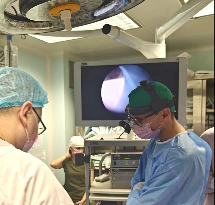 Fetița de un an și două luni, operată cu succes de o malformației deosebit de gravă