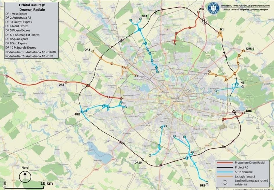 Sectorul 6. Se construiește primul drum în regim de autostradă din București: Radial 1 Vest