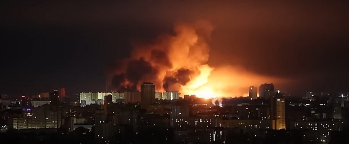 Kievul, sub atacul cu drone rusești duminică dimineța. Șapte persoane, rănite