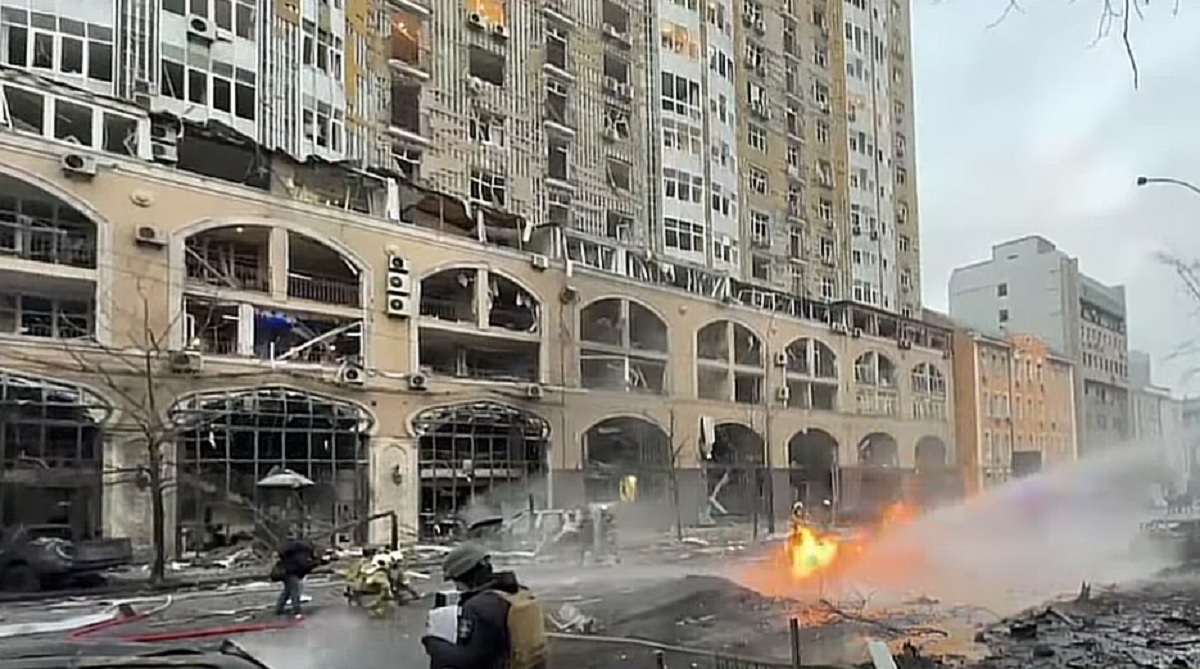 Rusia, atac de amploare cu drone și rachete asupra Kievului