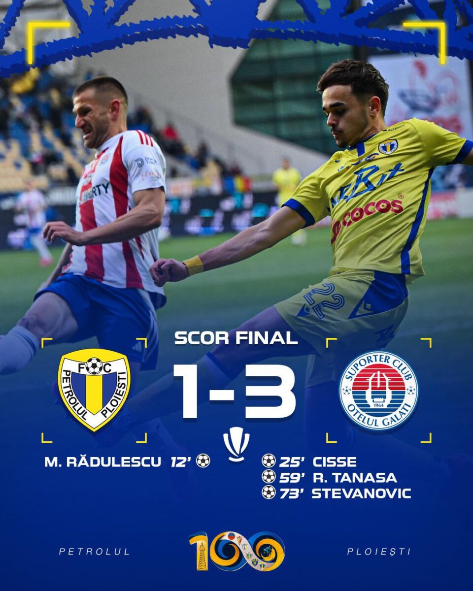 Petrolul - Oțelul, 1-3. Ploieștenii au emoții mari după această înfrângere