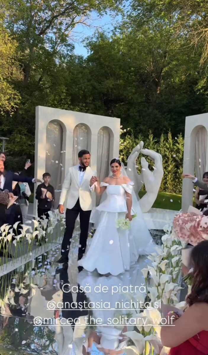 Vicecampioana Anastasia Nichita și luptătorul Valeriu Mircea s-au căsătorit. Primele imagini de la nunta anului