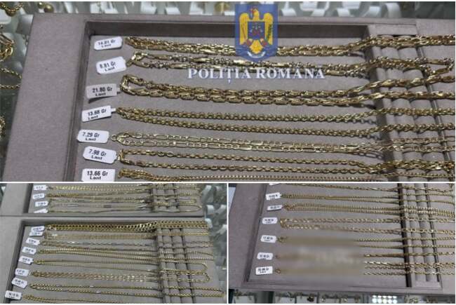 Hoț de bijuterii alergat pe străzi, prins de un trecător. Pradă de 300.000 lei