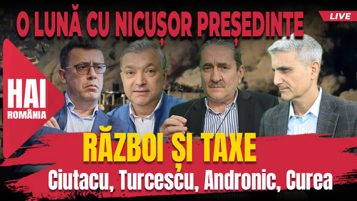 Război și taxe. Hai live cu Turcescu