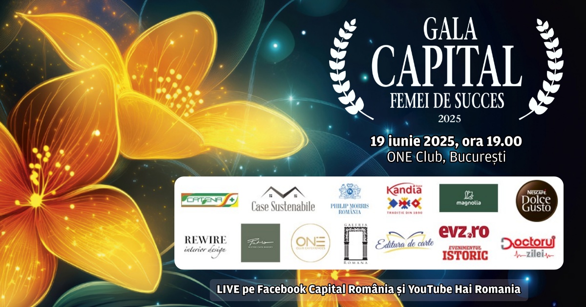 Femeile lider din România, premiate la Gala Capital Femei de Succes 2025