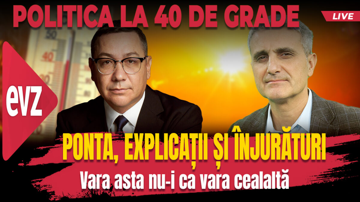 Ponta, explicații și înjurături. Hai live cu Turcescu la 12:00