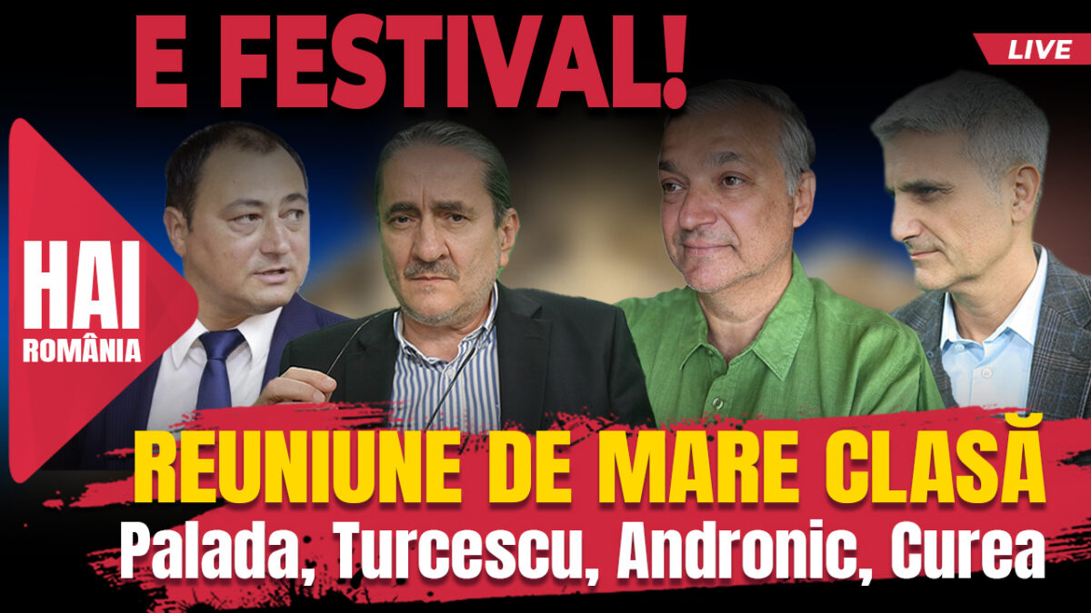 Reuniune de mare clasă. Hai live cu Turcescu la 12:00