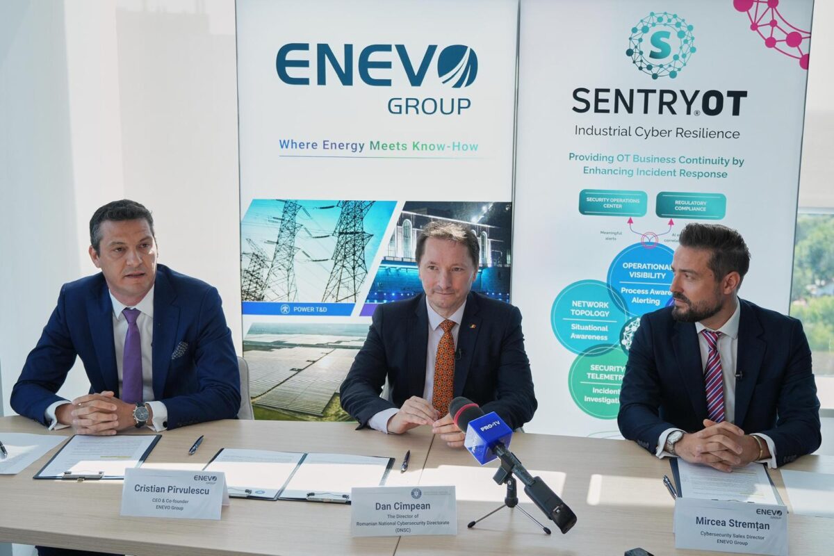 Securitate cibernetică pentru energie! DNSC și ENEVO semnează un acord de colaborare