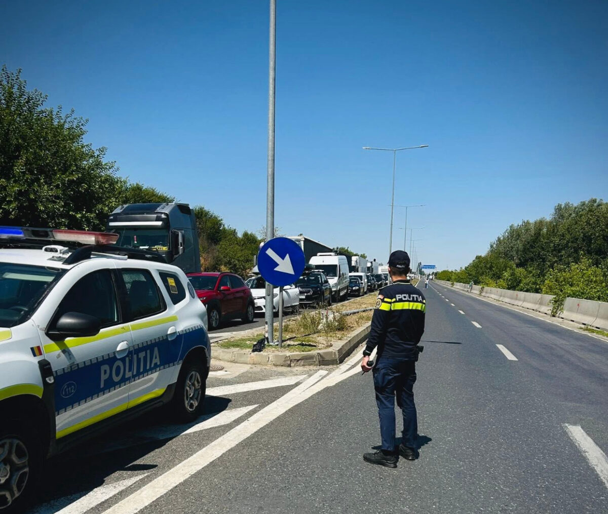 Blocaj total la vama Giurgiu – Ruse. Șoferii, nevoiți să stea la cozi interminabile. Rute ocolitoare