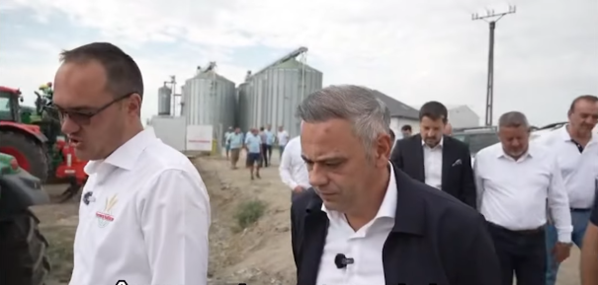Ministrul Barbu a văzut viitorul agriculturii românești. O cooperativă din Nădlac