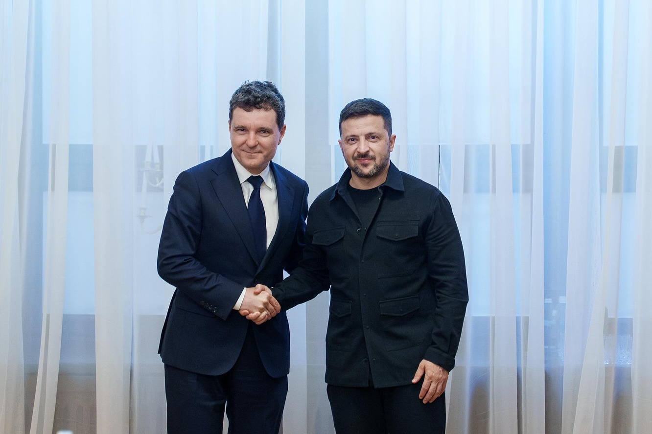 Nicușor Dan și Volodimir Zelenski