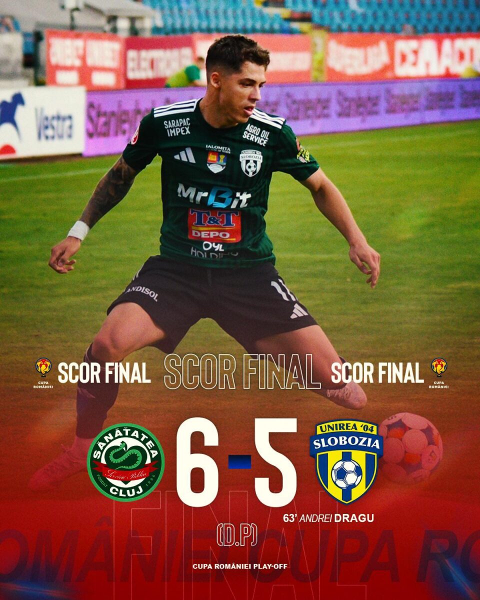 Cupa României. Mare surpriză în play-off. Sănătatea Cluj, liga a III-a, a ajuns în grupe