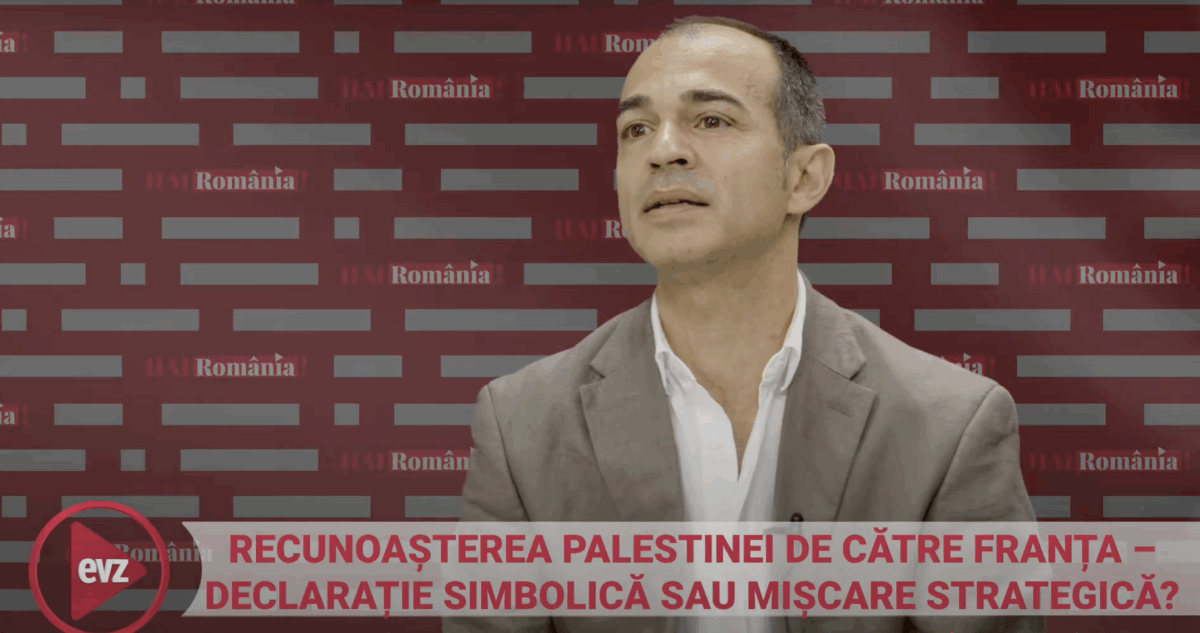 Ștefan Popescu: „Un pas simbolic într-o regiune pe muchie de cuțit”. Recunoașterea Palestinei și fragilitatea Orientului Mijlociu
