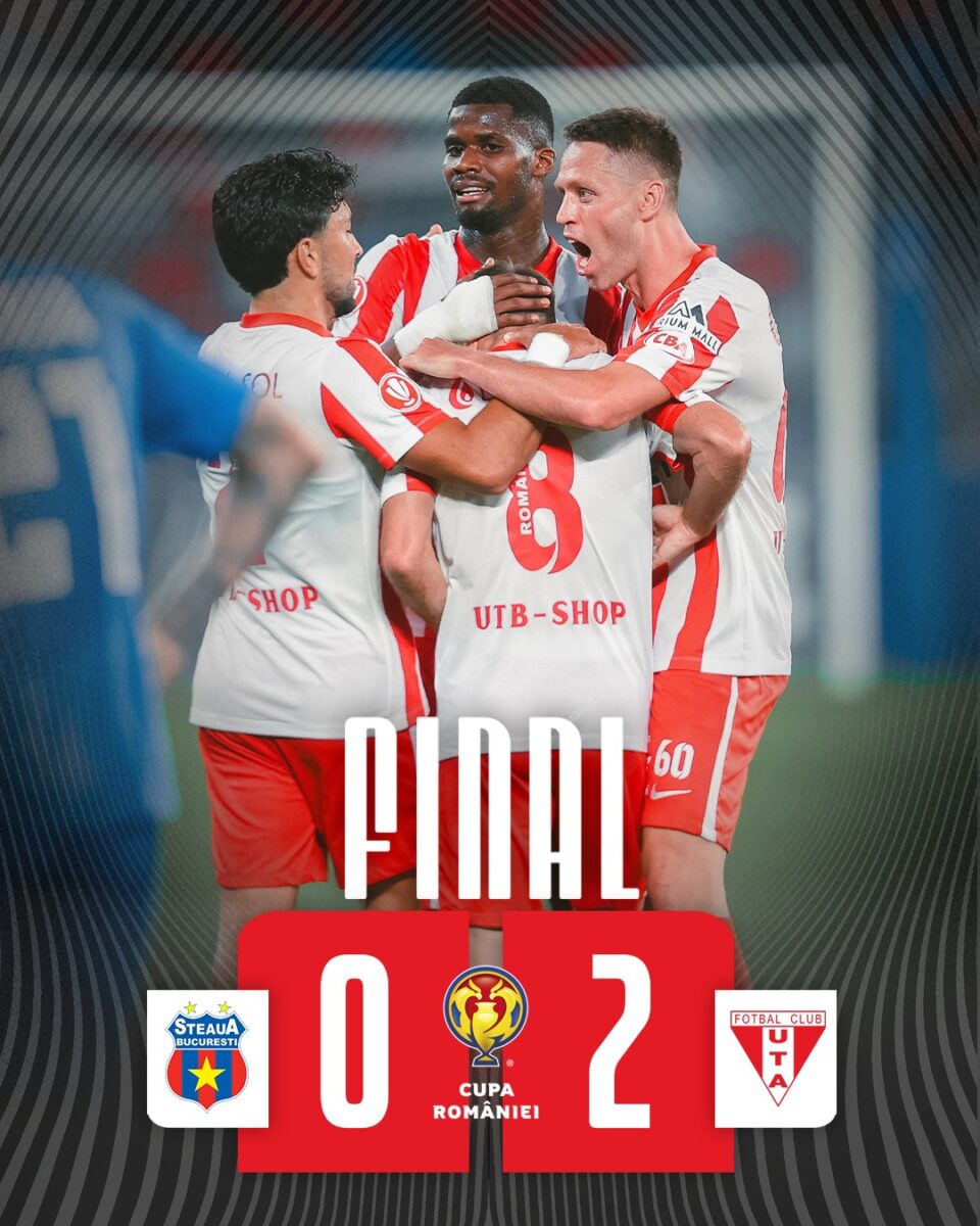 Cupa României. Steaua - UTA, 0-2. Arădenii merg în grupele competiției