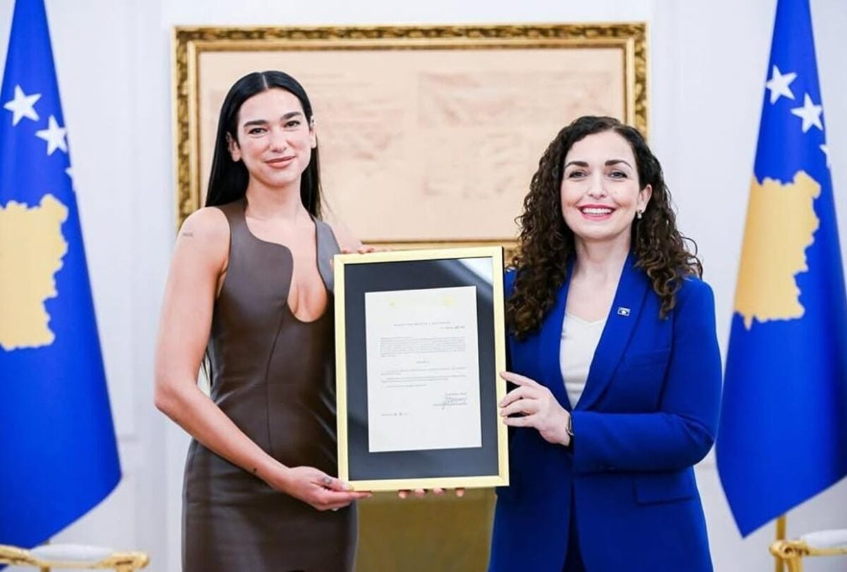 Dua Lipa, recunoscătoare pentru cetățenia kosovară