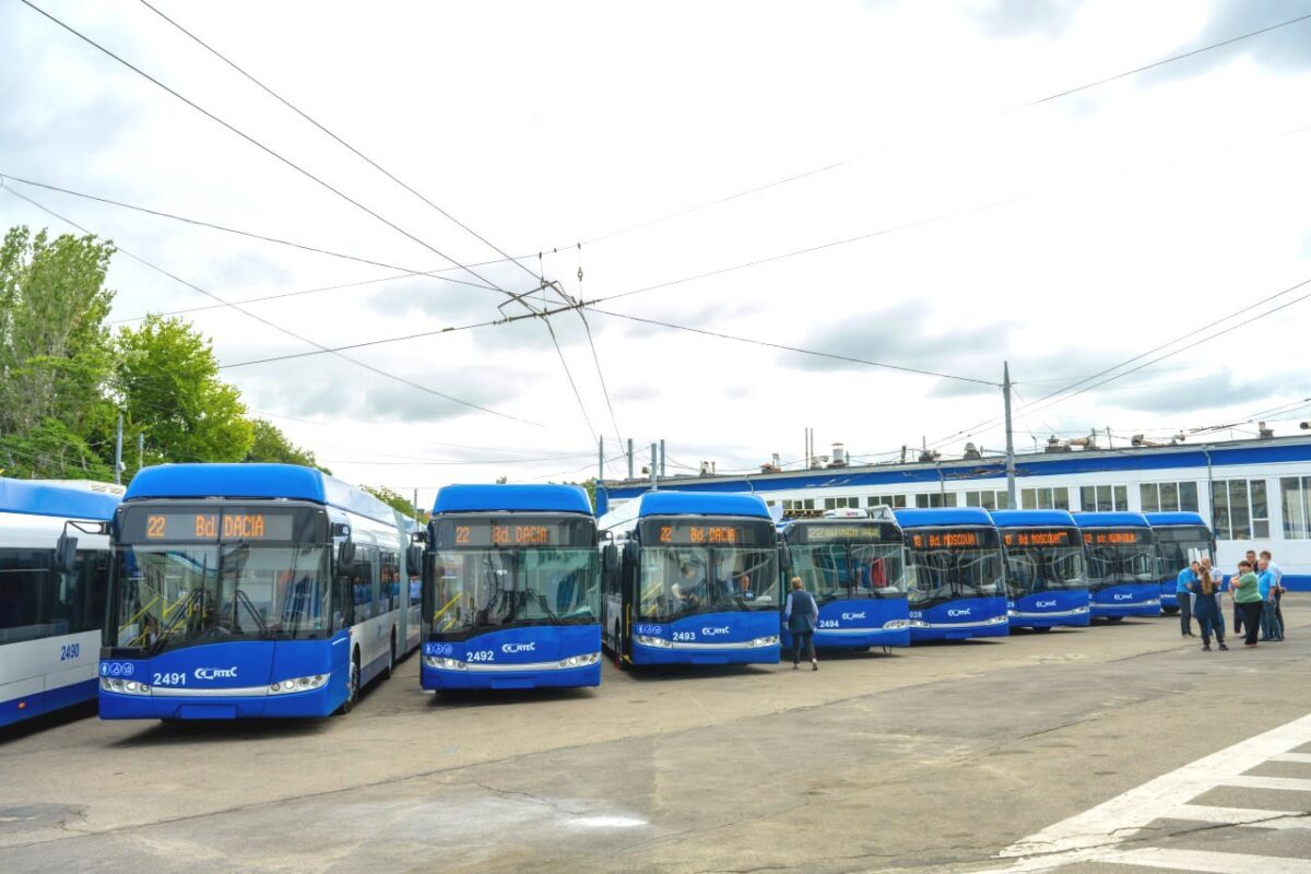 Schema din umbră a troleibuzelor din Chișinău. Piese din Belarus, livrate prin intermediari