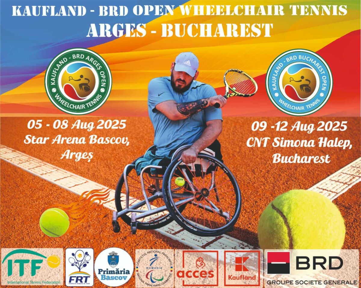 Comitelul Național Paralimpic, partener la turneul Wheelchair Tennis Open 2025