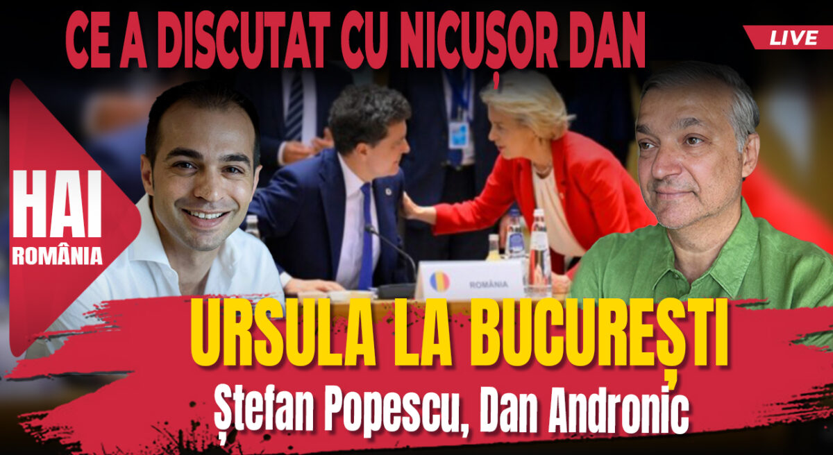 Ursula la București. Ce a discutat cu Nicușor Dan. Contrapunct la 12:00