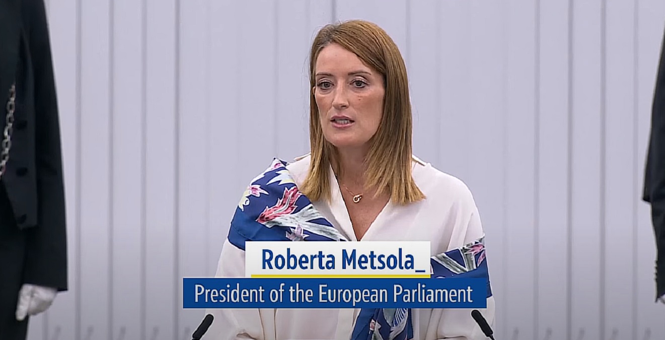 Mesaj ferm de la șefa Parlamentului European după atacul de la Galați. Roberta Metsola: Europa este alături de România