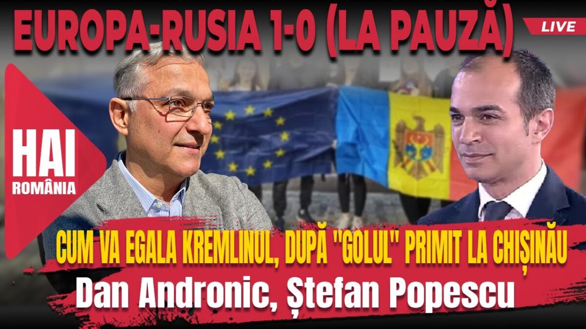 Europa-Rusia 1-0 (la pauză). Cum va egala Kremlinul, după "golul" primit la Chișinău