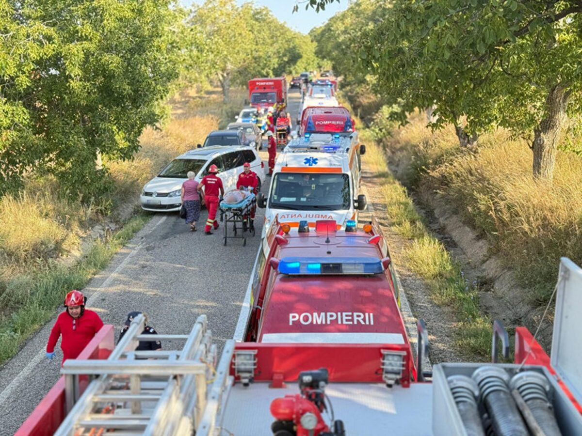 Accident grav în Botoșani. A fost activat Planul Roșu de Intervenție