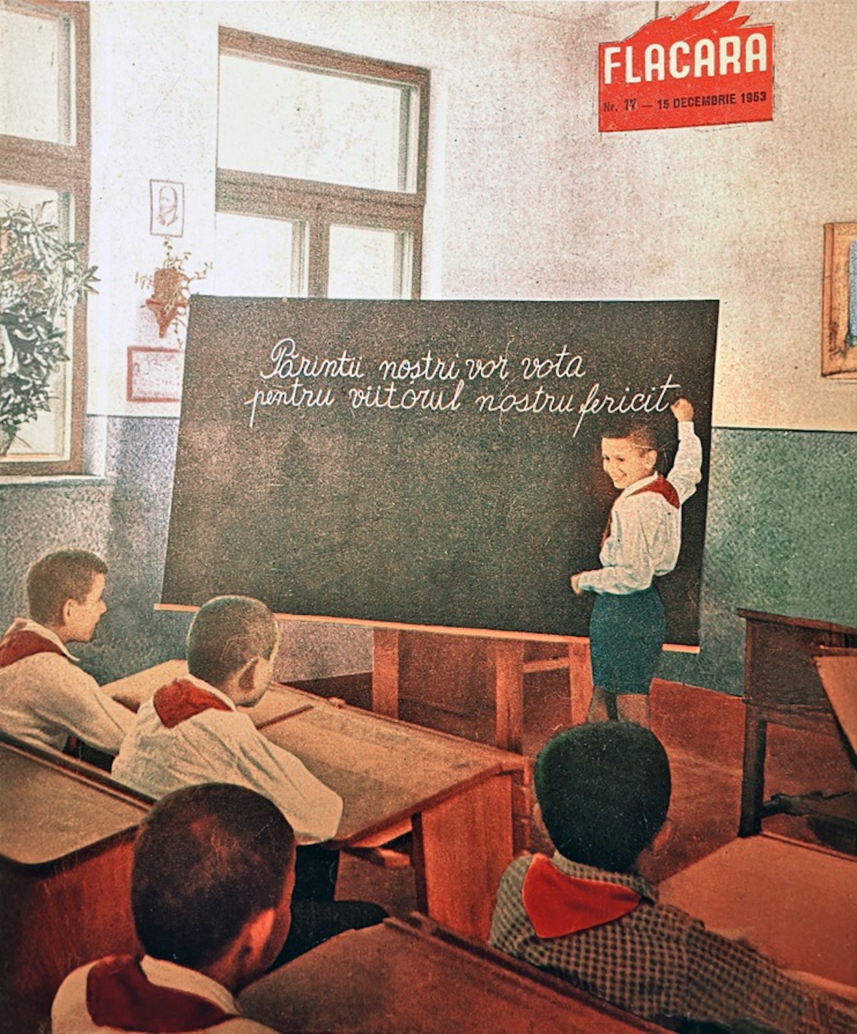 O clasă de școală în com unism