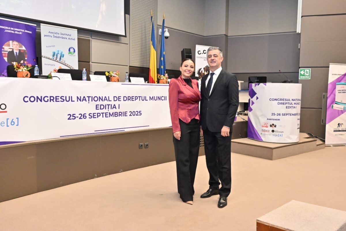 Prima ediție a Congresului Național de Dreptul Muncii a reunit elita specialiștilor în domeniu. Evenimentul a adus în prim-plan provocările de pe piața muncii din România