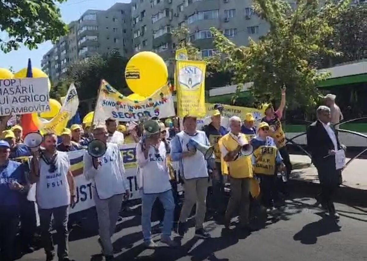 Sindicaliștii din Educație anunță că protestele vor continua, după discuțiile cu Nicușor Dan