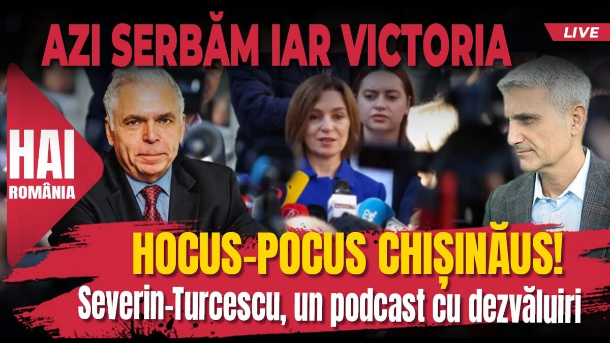 Hocus-pocus chișinăus!  Hai LIVE cu Turcescu