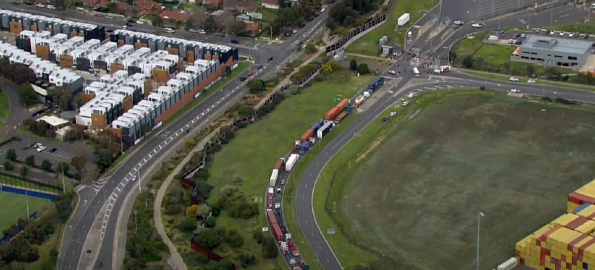 Un protest pro-Hamas a blocat portul din  Melbourne
