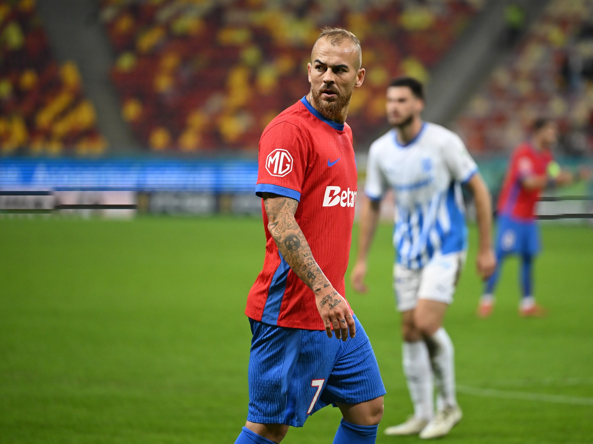 Denis Alibec, enervat de ieșirea publică a lui Gigi Becali. Răspunsul atacantului de la Farul