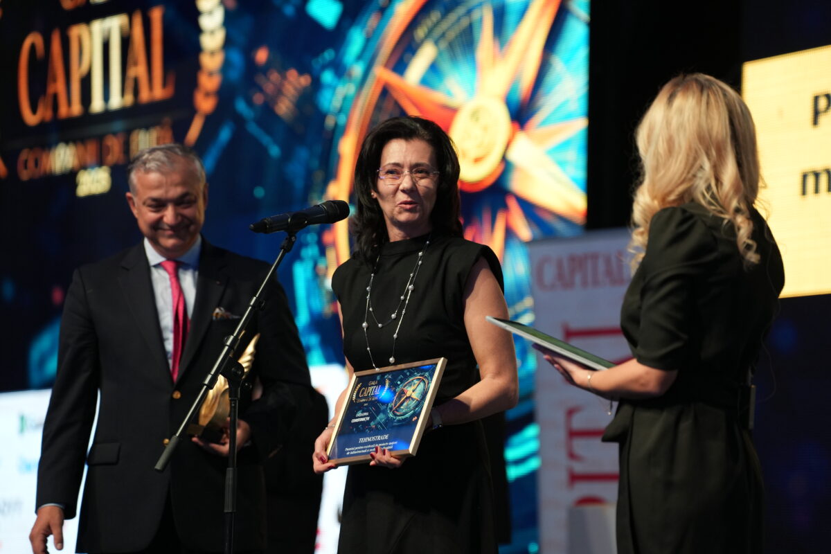 Gala Capital „Companii de Elită 2025”. Tehnostrade, excelență în infrastructură și mobilitate durabilă