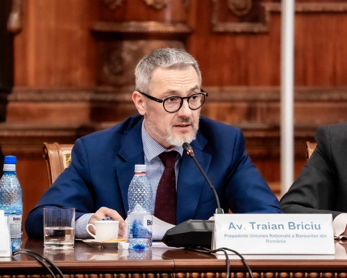 Președintele UNBR: Pactul pentru Justiție nu este un proiect politic, ci un apel la normalitate