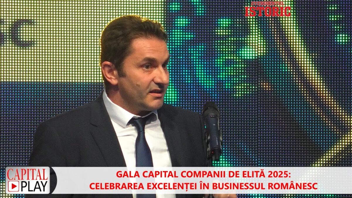 Sorin Graure, Rompetrol Rafinare, la Gala Capital „Suntem în România să facem excelență”