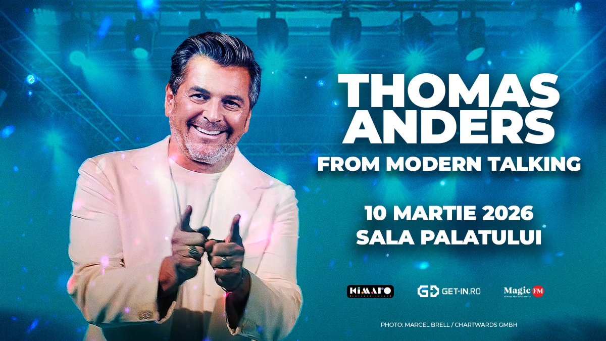 Thomas Anders, vocea Modern Talking, concertează în România pe 10 martie 2026