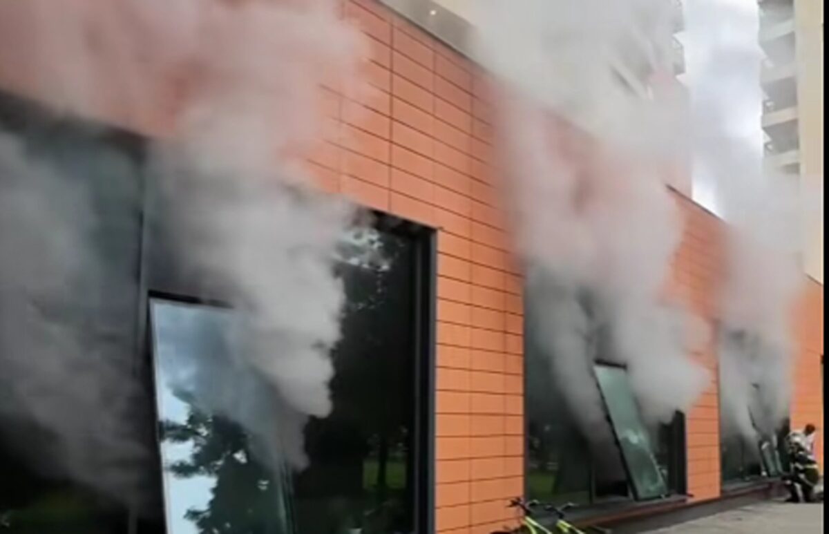 Incendiu la un centru Spa din București. A fost emis un mesaj RO-Alert