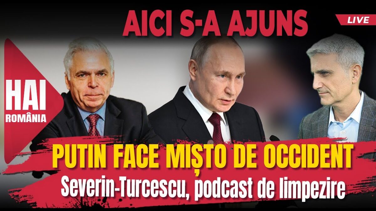Putin face mișto de Occident. Hai LIVE cu Turcescu