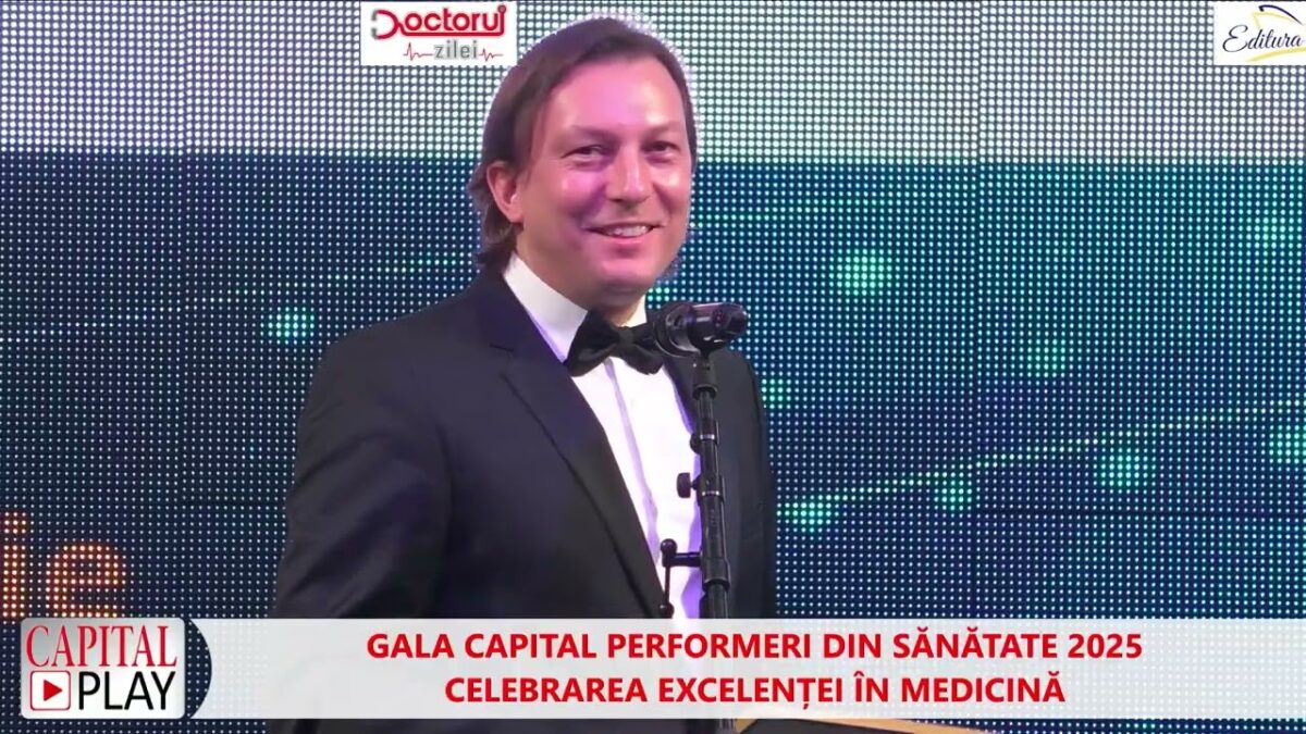 Dr  Bogdan Tamba, la Gala Capital  „Cercetarea românească contează mult la nivel european”