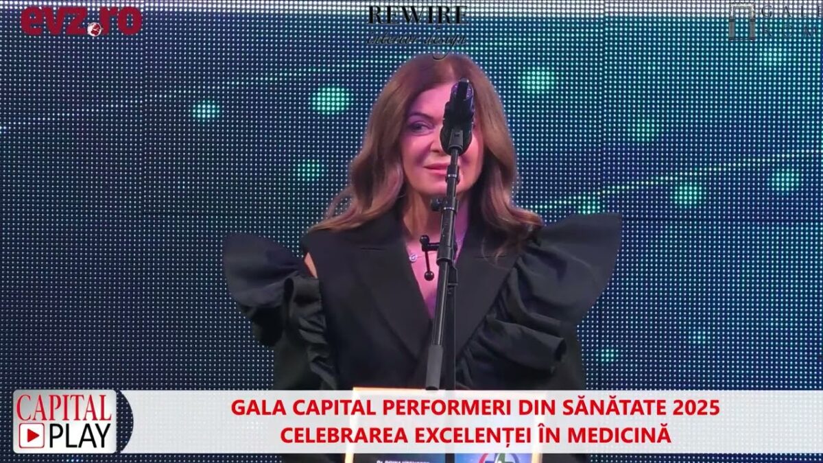 Dr  Doina Hrehoreț, la Gala Capital „Femeile în chirurgie aduc empatie”