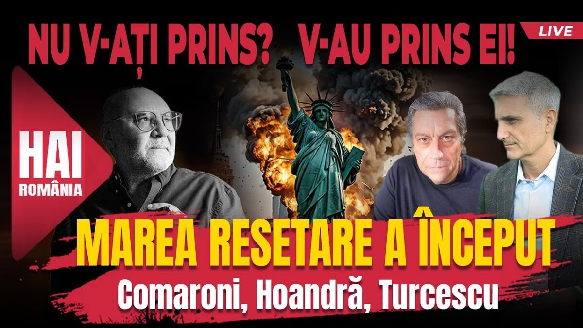 Marea resetare a început. Hai LIVE cu Turcescu