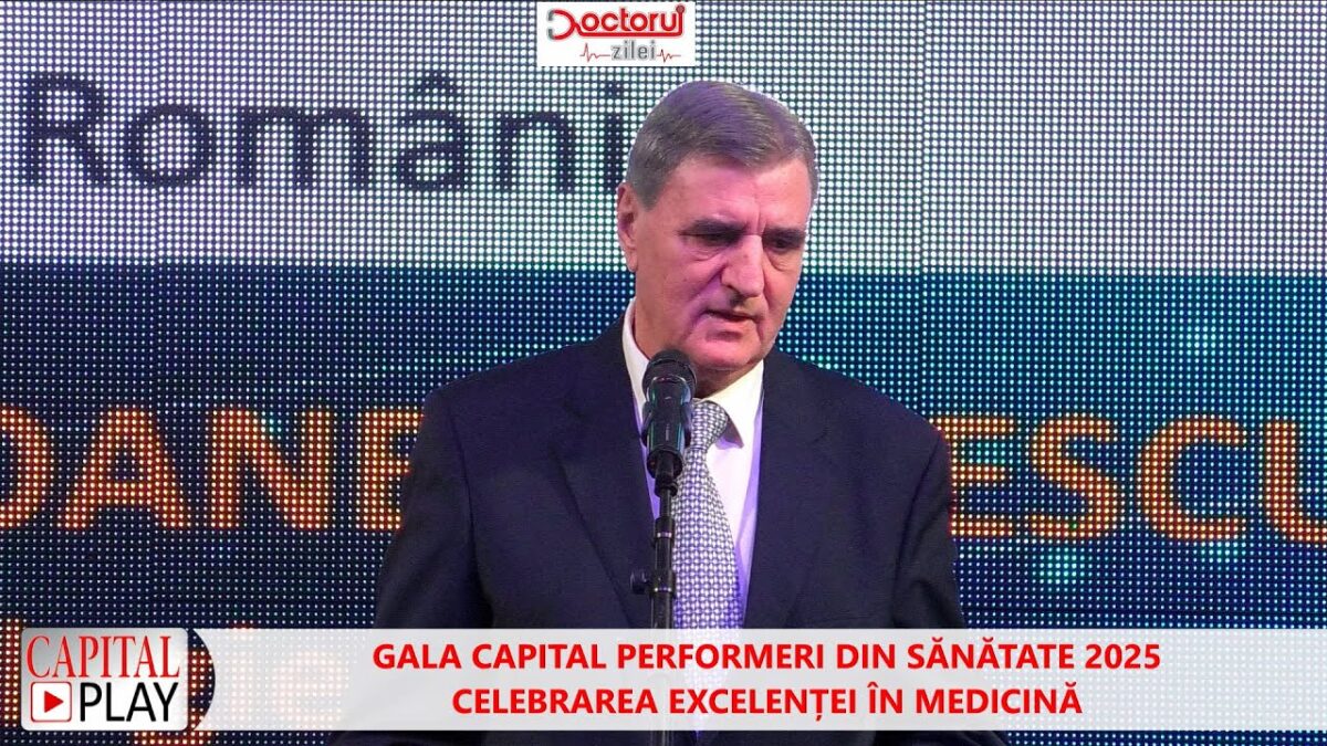 Prof  Univ  Dr  Ioanel Sinescu, la Gala Capital „Medicina românească progresează foarte mult”