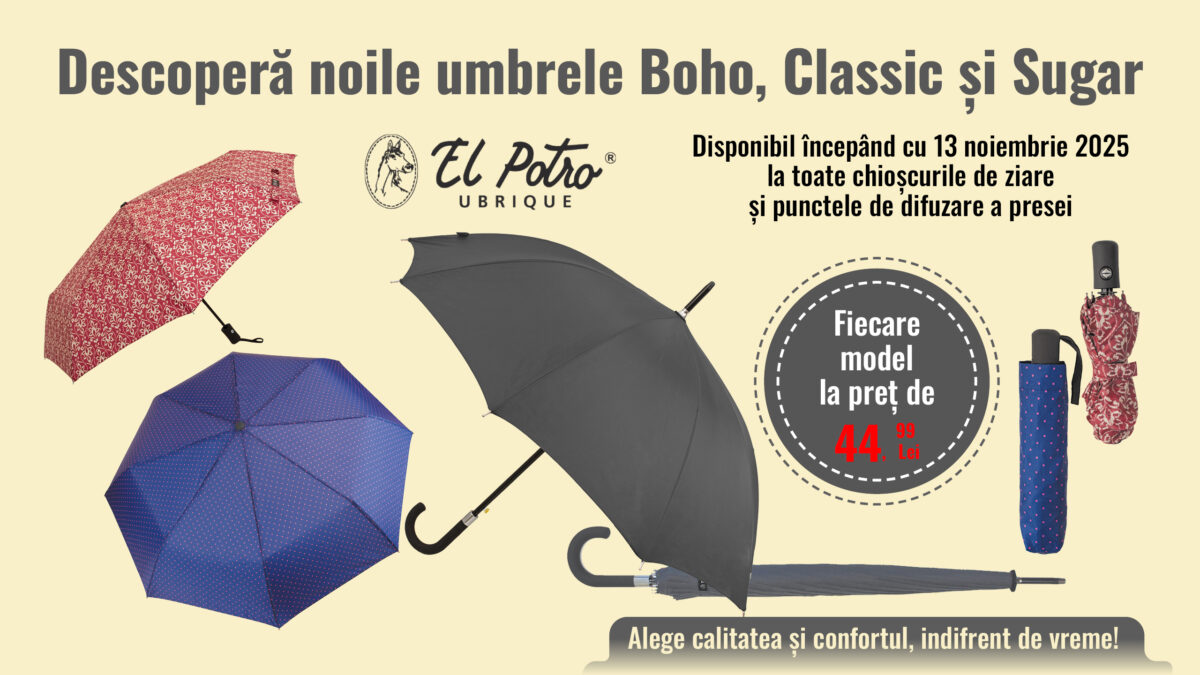 Umbrele El Potro – elegante, rezistente și mereu la îndemână